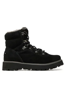 Roxy Botki ARJB700758 Czarny - Botki damskie - miniaturka - grafika 1