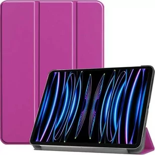 Bizon Etui Case Tab Croc do Apple iPad Pro 11 2022/2021/2020/2018, fuksja - Etui do tabletów - miniaturka - grafika 1