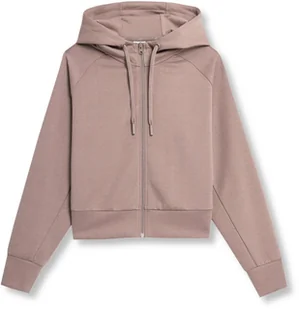 Bluza damska z kapturem 4F AW23TSWSF0766 - beżowa XL - Bluzy damskie - miniaturka - grafika 1
