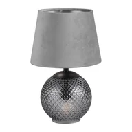 Noże stołowe - Szara lampa stołowa (wysokość 29 cm) Jonna – Trio - miniaturka - grafika 1
