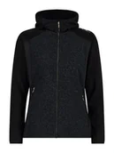 Kurtki i kamizelki sportowe damskie - CMP Kurtka hybrydowa w kolorze czarnym - miniaturka - grafika 1