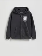 Bluzy dla dziewczynek - Reserved - Bluza SmileyWorld® - ciemnoszary - miniaturka - grafika 1