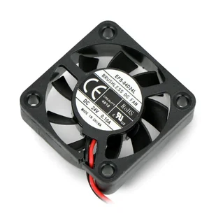Creality Wentylator osiowy 24V 40x40x10mm do płyty głównej drukarki 3D Creality Ender-3 V2 CRL-19981 - Filamenty i akcesoria do drukarek 3D - miniaturka - grafika 1