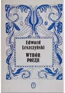 Poezja - Leszczyński Wybór poezji - miniaturka - grafika 1
