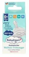 Smoczki uspokajające - BABYDREAM smoczek silikonowy antykolkowy anatomiczny rozmiar M, 0m+ 2 szt - miniaturka - grafika 1