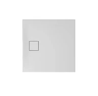 Brodziki prysznicowe - Cersanit Tako Slim Brodzik kwadratowy 80x80 cm + syfon biały mat S932-157 - miniaturka - grafika 1