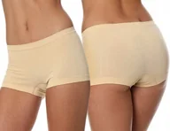 Majtki damskie - BRUBECK Szorty Sportowe Damskie Bokserki Bezszwowe BX10470A - M - miniaturka - grafika 1