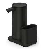 Akcesoria do armatury i ceramiki - Simplehuman Akcesoria kuchenne - Stojący dozownik detergentu, bezdotykowy, z uchwytem na gąbkę, czarny mat ST1079 - miniaturka - grafika 1