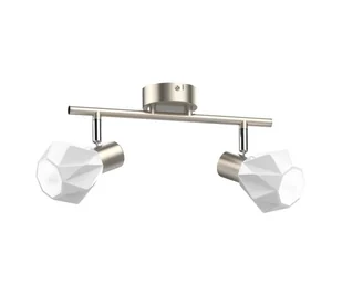 Prezent 27510 - Oświetlenie punktowe METIS 2xE14/40W/230V matowy chrom - Lampy sufitowe - miniaturka - grafika 1