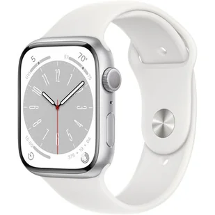 Apple Watch 8 GPS 45mm Aluminium Biały - Smartwatch - miniaturka - grafika 1