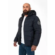 Kurtki męskie - Kurtka zimowa męska Pitbull z kapturem Mobley - miniaturka - grafika 1