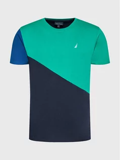 Koszulki męskie - Nautica T-Shirt Havel N1G00426 Kolorowy Regular Fit - grafika 1