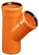 Odwodnienia, kanały i akcesoria - Magnaplast Trójnik 87° KGEA 21380 - miniaturka - grafika 1