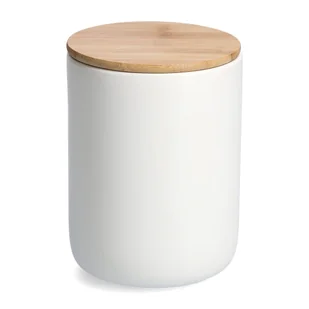 Ceramiczny słoik z wieczkiem, na produkty sypkie, 1540 ml - Pojemniki kuchenne - miniaturka - grafika 1