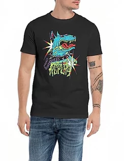 Koszulki męskie - Replay T-shirt męski, Black 098, XXL - grafika 1