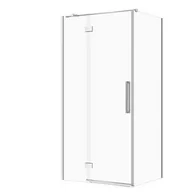 Kabiny prysznicowe - Kabina prysznicowa Cersanit Crea 100x90x200 prostokątna lewa chrom transparentne S601-294 - miniaturka - grafika 1