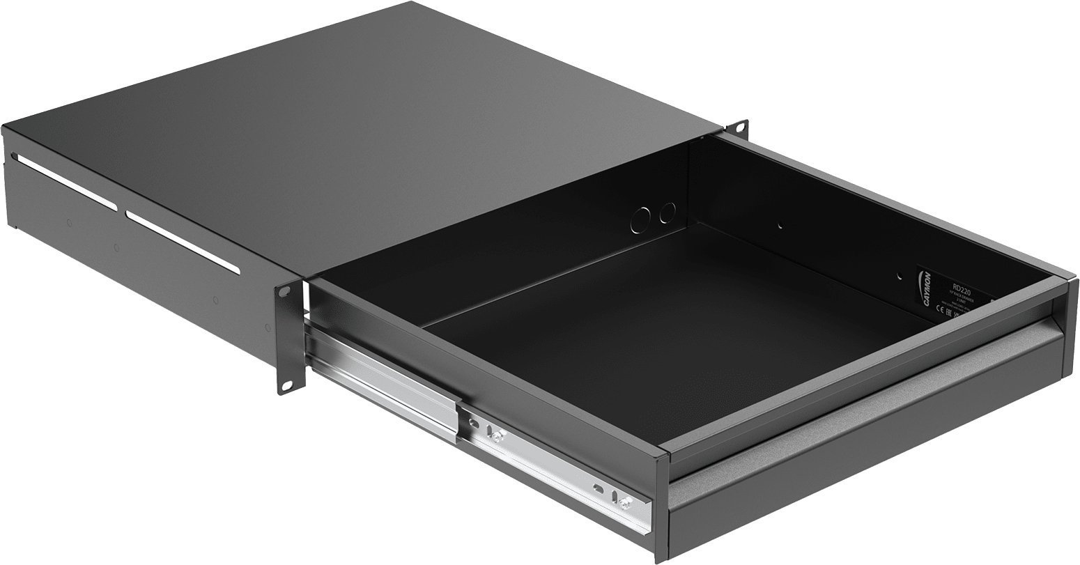 Caymon CAYMON RD220/B Szuflada do szaf rack 19