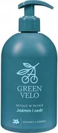 Mydła - Green Velo Jaśmin I Cedr Nawilżające Mydło Do Rąk W Płynie 500 ml - miniaturka - grafika 1