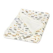 Koce i narzuty dla dzieci - Kocyk 75x100 Ines dziecięcy bawełna dwustronny w pudełku BabyMatex - miniaturka - grafika 1