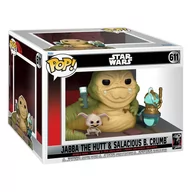 Figurki dla dzieci - Funko POP! Deluxe, figurka kolekcjonerska, Star Wars, Jabba The Hutt&Salacious B. Crumb, 611 - miniaturka - grafika 1