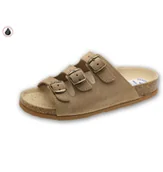 Akcesoria medyczne - MEDIBUT Sandały damskie welur Wzór 06/3-39 Sandały damskie welurowe - miniaturka - grafika 1