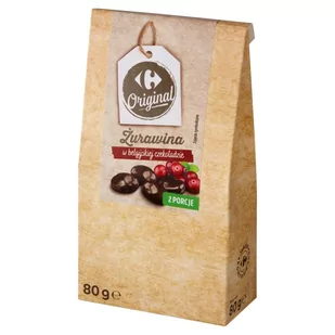Carrefour Original Żurawina w belgijskiej czekoladzie 80 g - Inne słodycze - miniaturka - grafika 1