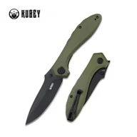 Noże - Kubey Ruckus OD Green G10, Dark Stonewashed AUS-10 by Sherif Manganas (KU314G) - miniaturka - grafika 1