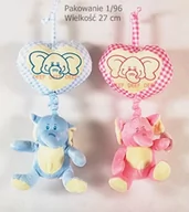 Maskotki i pluszaki - Plusz Serce ze słonikiem (DEEF 56769) - miniaturka - grafika 1
