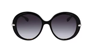 KARL LAGERFELD Damskie okulary przeciwsłoneczne KL6084S, czarne/żółwiowe, jeden rozmiar, Czarny/żółw, Rozmiar uniwersalny - Okulary przeciwsłoneczne - miniaturka - grafika 1