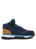 Buty dla chłopców - Timberland Trzewiki Trail Trekker Mid Gtx GORE-TEX TB0A67H40191 Granatowy - miniaturka - grafika 1