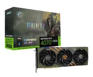 Karty graficzne - MSI RTX 4070 Ti SUPER 16G GAMING SLIM S.T.A.L.K.E.R. 16GB GDDR6X - miniaturka - grafika 1