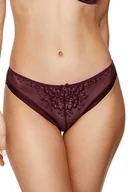 Majtki damskie - Gorteks Porto/F Majtki figi, śliwkowy - miniaturka - grafika 1