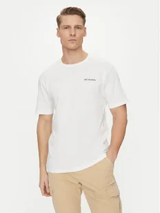 Columbia T-Shirt Barton Springs™ 2058331 Biały Regular Fit - Koszulki męskie - miniaturka - grafika 1