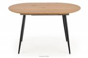 Stoły - Okrągły stół rozkładany do salonu loftowy LOSTRI - miniaturka - grafika 1