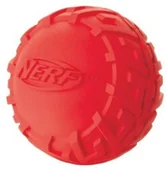 Zabawki dla psów - Nerf Gumowa piszcząca piłka z bieżnikiem NERF dla psa, M - miniaturka - grafika 1