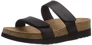 Scholl Lusaka Black, Sandały damskie z klinem, czarny, 36 EU - Sandały damskie - miniaturka - grafika 1