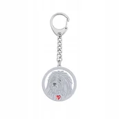 Breloki - Brelok Srebrny z psem Odis 925 Biżuteria na Prezent Urodziny GRAWER - miniaturka - grafika 1