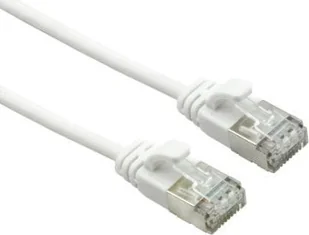 Roline ROLINE U/FTP DataCenter Kabel Cat.7, LSOH, met RJ45 connectoren 500 MHz / Class EA, extra dun, wit, 5 m - Kable miedziane - miniaturka - grafika 1