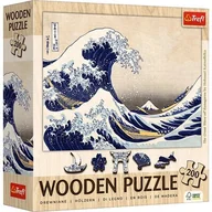 Puzzle - Trefl, Wooden Puzzle 200 el. Wielka Fala w Kangawie, 20250 - miniaturka - grafika 1