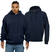 Odzież taktyczna i umundurowanie - Bluza z kapturem PITBULL Washed Lancaster '24 - Granatowa  M - miniaturka - grafika 1