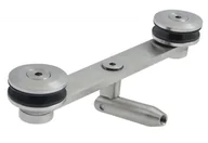 Akcesoria do armatury i ceramiki - Konsola daszka szklanego 50 mm, typ 7 L-200 mm, stal nierdzewna typ AISI 304 (ściana-szkło) - miniaturka - grafika 1