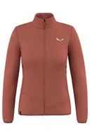Bluzy damskie - Salewa Bluza trekkingowa damska Puez Rocca PL Women czerwona 40_L - miniaturka - grafika 1