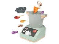 Zabawki kreatywne - Playtive Drewniany zestaw zabawkowych akcesoriów kuchennych lub sklepowych (Robot kuchenny) - miniaturka - grafika 1