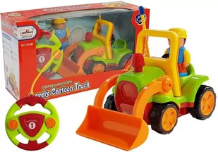 Import LEANToys Koparka Zdalnie Sterowana z Kierownicą R/C - Zabawki zdalnie sterowane - miniaturka - grafika 1