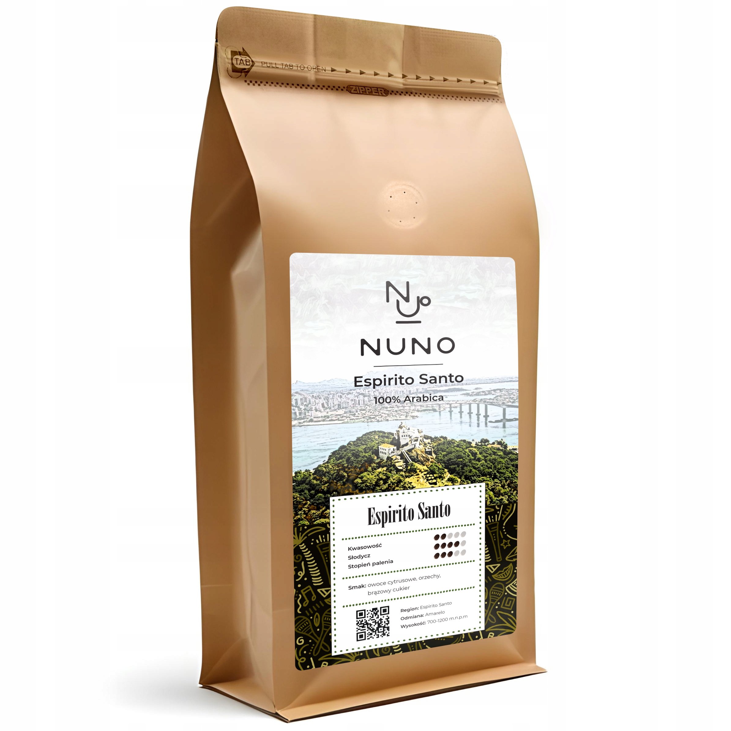 Kawa ziarnista Nuno Brazylia Espirito Santo 100% Arabica