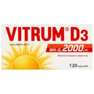 Witaminy i minerały - Vitrum D3 2000 j.m. 120 kapsułek - miniaturka - grafika 1