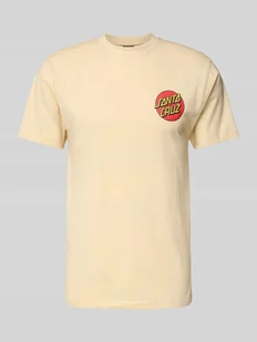 T-shirt z nadrukiem z logo - Koszulki męskie - miniaturka - grafika 1