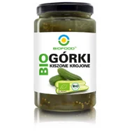 Warzywa w marynacie - Bio Food Ogórki kiszone krojone 500 g Bio - żywność - miniaturka - grafika 1