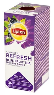 Lipton Czarna aromatyzowana herbata Classic Blue Fruit Tea 25 kopert - Herbata - miniaturka - grafika 2