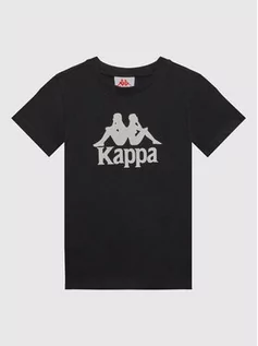 Koszulki i topy damskie - Kappa T-Shirt 303910J Czarny Regular Fit - grafika 1